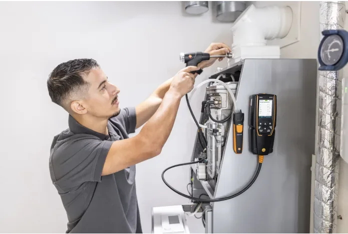 کاربرد آنالایزر گاز دودکش مدل Testo 310 II 